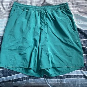 Lululemon shorts, 7 in, Greenish, Large